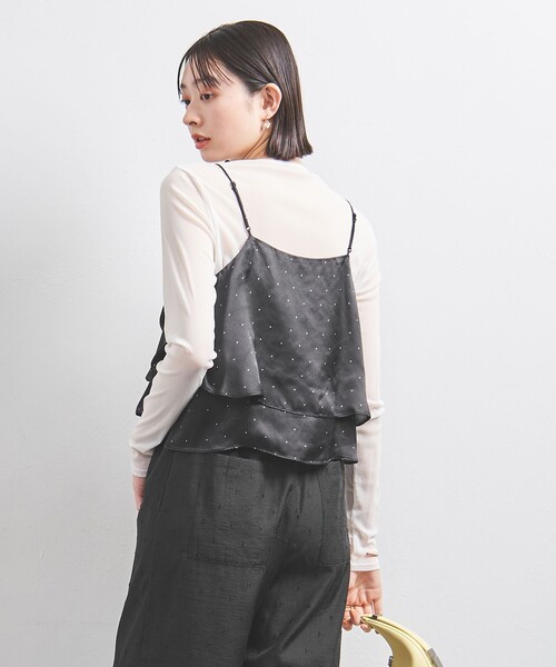 TICCA ティッカ クロシェ ニットキャミソール