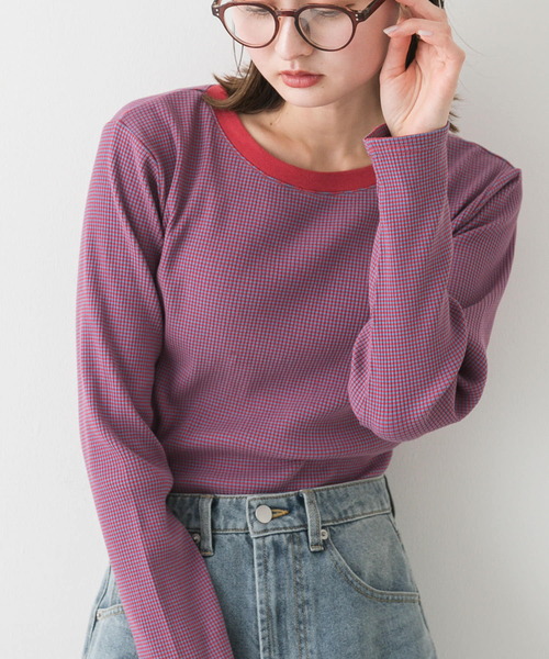 OUTILのオーバーサイズボーダーカットソー 【STANDARD BOOK