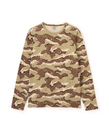 《DAILY/デイリー》RIB LONG SLEEVE CREW NECK T-SHIRT "CAMOUFLAGE" / リブ クルーネック 長袖Tシャツ "カモフラージュ" デイリーウェア / AVIREX / アヴィレックス