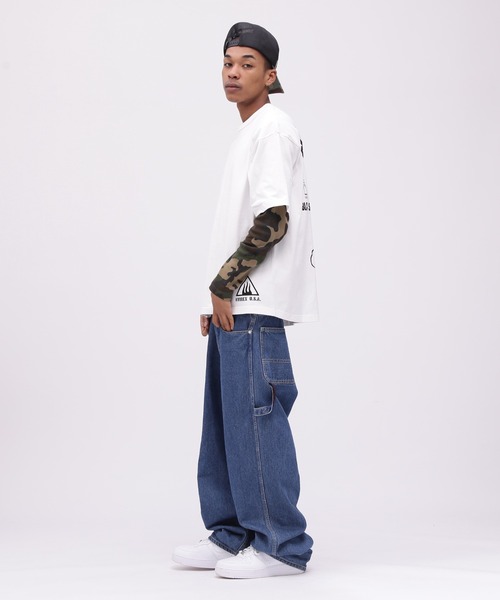 AVIREX（アヴィレックス）の「《WEB限定》DAILY RIB LONG SLEEVE CREW NECK T-SHIRT "CAMOUFLAGE" / リブ クルーネック 長袖Tシャツ "カモフラージュ" デイリーウェア / AVIREX / アヴィレックス（Tシャツ/カットソー・メンズ・グレー系カモフラージュ/グリーン系カモフラージュ・SMALL/MEDIUM/LARGE/X-LARGE）」の20枚目の写真