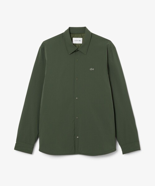LACOSTE(ラコステ)の「撥水ストレッチ 中綿入りシャツジャケット(シャツ/ブラウス・メンズ・ダークグリーン/ダークネイビー・38/39/40/41)」の5枚目の写真