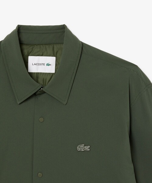 LACOSTE(ラコステ)の「撥水ストレッチ 中綿入りシャツジャケット(シャツ/ブラウス・メンズ・ダークグリーン/ダークネイビー・38/39/40/41)」の6枚目の写真