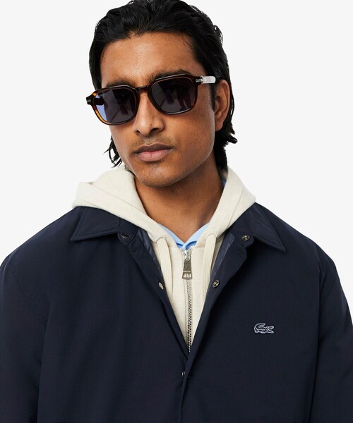 LACOSTE(ラコステ)の「撥水ストレッチ 中綿入りシャツジャケット(シャツ/ブラウス・メンズ・ダークグリーン/ダークネイビー・38/39/40/41)」の11枚目の写真