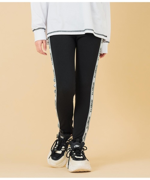 ANAP GｉRL（アナップガール）の「ANAPR+S【リラスポ】サイドロゴレギンス（その他パンツ・キッズ・ブラック・M/S/XS）」の7枚目の写真