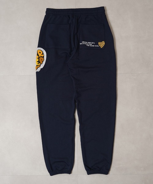 1111clothing(ワンフォークロージング)の「ハート サガラ刺繍 スウェットパンツ【セットアップ 可能】/ Heart Sagara Embroidery Sweatpants(スウェットパンツ・レディース・ブラック/チャコールグレー/ネイビー/アッシュ・M/L)」の13枚目の写真