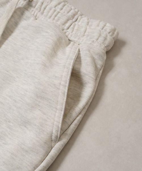 1111clothing(ワンフォークロージング)の「ハート サガラ刺繍 スウェットパンツ【セットアップ 可能】/ Heart Sagara Embroidery Sweatpants(スウェットパンツ・レディース・ブラック/チャコールグレー/ネイビー/アッシュ・M/L)」の8枚目の写真