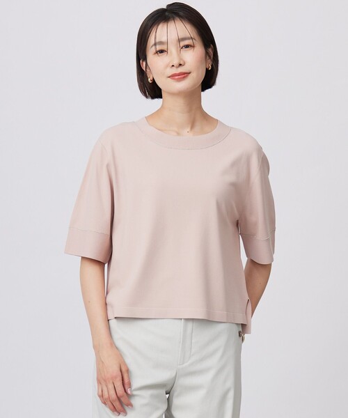 032*新品 ジェイプレス レディース【洗える】BOUCLE ニット アウターM 洗える】アーガイル ツイン ニット / J.PRESS LADIES