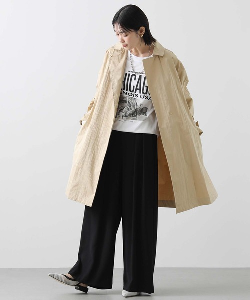Acuta（アクータ）の「ピーチＴＮテントコート（その他アウター・レディース・レモンイエロー/ベージュ・FREE）」の6枚目の写真