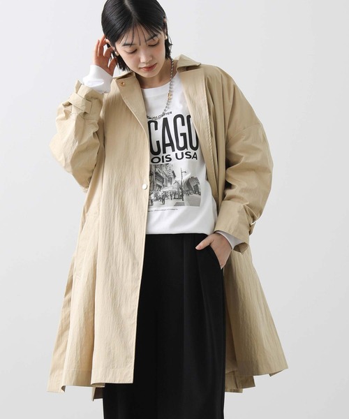 Acuta（アクータ）の「ピーチＴＮテントコート（その他アウター・レディース・レモンイエロー/ベージュ・FREE）」の7枚目の写真