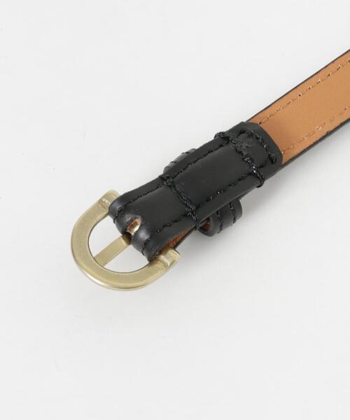 URBAN RESEARCH(アーバンリサーチ)の「13mm ナロークラシックベルト(ベルト・レディース・ブラウン/ブラック・FREE)」の6枚目の写真