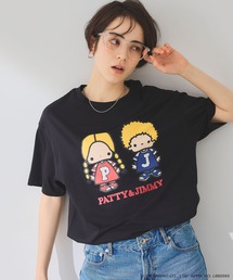 【sanrio characters】パティ&ジミープリント半袖Tシャツ《サンリオキャラクターズ》