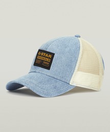 G-STAR | DENIM EMBRO BASEBALL TRUCKER CAP/デニムベースボールメッシュキャップ(キャップ)