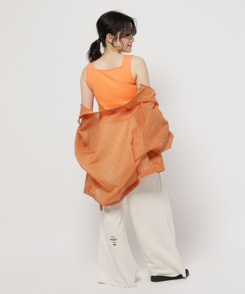 niko and...（ニコアンド）の「スーピマ2WAYタンクトップ（タンクトップ・レディース・ブラック/アイボリー/ライトグレー/オレンジ/ベージュ/ネイビー・SMALL/MEDIUM/LARGE）」の21枚目の写真