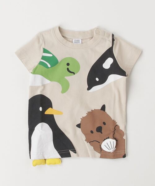 CHEEK ROOM（チークルーム）の「CHEEK ROOM/チークルーム 海の動物Tシャツ（Tシャツ/カットソー・キッズ・ブルー/アイボリー/ピンク・90cm/100cm/110cm/120cm/130cm/80ｃｍ）」の18枚目の写真