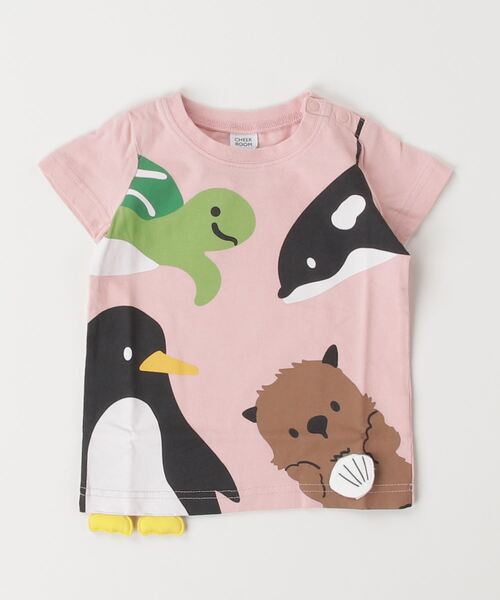 CHEEK ROOM（チークルーム）の「CHEEK ROOM/チークルーム 海の動物Tシャツ（Tシャツ/カットソー・キッズ・ブルー/アイボリー/ピンク・90cm/100cm/110cm/120cm/130cm/80ｃｍ）」の20枚目の写真