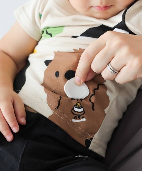 CHEEK ROOM（チークルーム）の「CHEEK ROOM/チークルーム 海の動物Tシャツ（Tシャツ/カットソー・キッズ・ブルー/アイボリー/ピンク・90cm/100cm/110cm/120cm/130cm/80ｃｍ）」の8枚目の写真