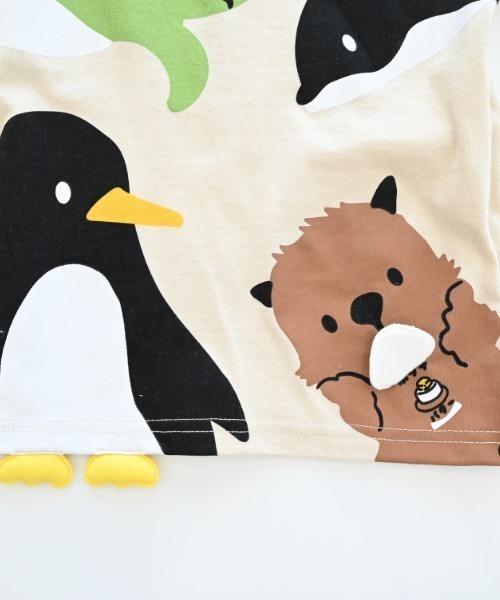 CHEEK ROOM（チークルーム）の「CHEEK ROOM/チークルーム 海の動物Tシャツ（Tシャツ/カットソー・キッズ・ブルー/アイボリー/ピンク・90cm/100cm/110cm/120cm/130cm/80ｃｍ）」の11枚目の写真