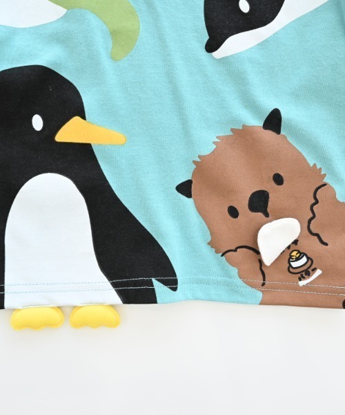 CHEEK ROOM（チークルーム）の「CHEEK ROOM/チークルーム 海の動物Tシャツ（Tシャツ/カットソー・キッズ・ブルー/アイボリー/ピンク・90cm/100cm/110cm/120cm/130cm/80ｃｍ）」の14枚目の写真