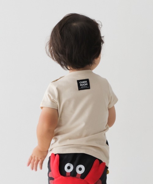 CHEEK ROOM（チークルーム）の「CHEEK ROOM/チークルーム 海の動物Tシャツ（Tシャツ/カットソー・キッズ・ブルー/アイボリー/ピンク・90cm/100cm/110cm/120cm/130cm/80ｃｍ）」の7枚目の写真