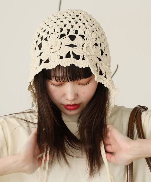 セール】Crochet Flower Babushka/クロシェ編みフラワー