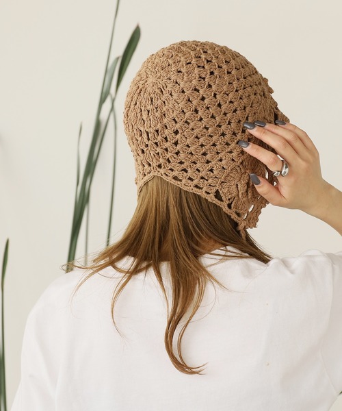 OHGA☆クロシェ アドティエ ad thie 【2024AW新作】クロシェ編みフリンジ