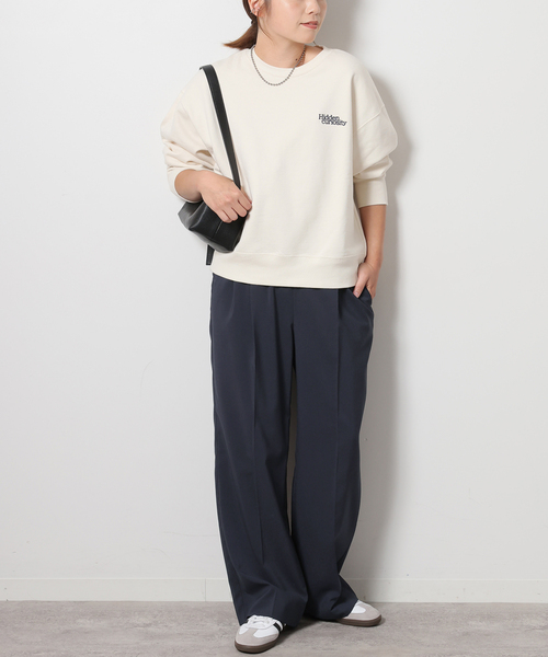 JOURNAL STANDARD relume(ジャーナルスタンダード レリューム)の「《追加》トロギャザータックパンツ(スラックス・レディース・チャコールグレー/グレー系その他/ネイビー・36/38)」の15枚目の写真