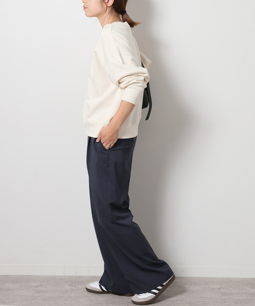 JOURNAL STANDARD relume(ジャーナルスタンダード レリューム)の「《追加》トロギャザータックパンツ(スラックス・レディース・チャコールグレー/グレー系その他/ネイビー・36/38)」の14枚目の写真