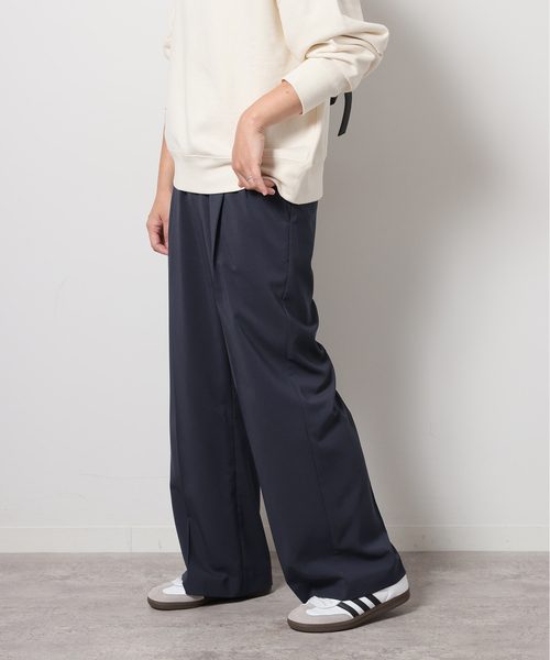 JOURNAL STANDARD relume(ジャーナルスタンダード レリューム)の「《追加》トロギャザータックパンツ(スラックス・レディース・チャコールグレー/グレー系その他/ネイビー・36/38)」の11枚目の写真