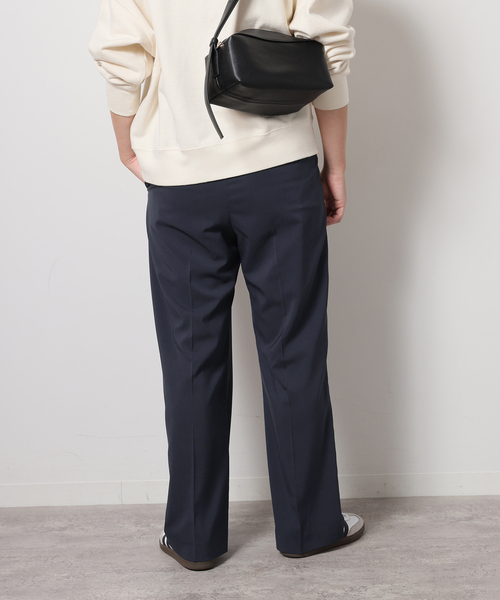 JOURNAL STANDARD relume(ジャーナルスタンダード レリューム)の「《追加》トロギャザータックパンツ(スラックス・レディース・チャコールグレー/グレー系その他/ネイビー・36/38)」の9枚目の写真