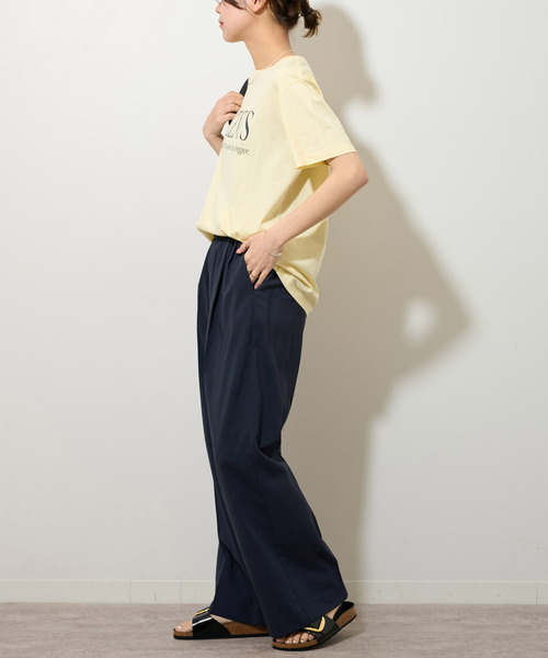 JOURNAL STANDARD relume(ジャーナルスタンダード レリューム)の「《追加》トロギャザータックパンツ(スラックス・レディース・チャコールグレー/グレー系その他/ネイビー・36/38)」の7枚目の写真