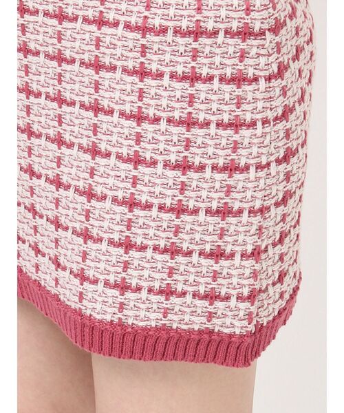 RESEXXY(リゼクシー)の「バイカラーニットミニスカート【セットアップ着用可能】(スカート・レディース・ピンク/ブルー/ブラック・FREE)」の12枚目の写真