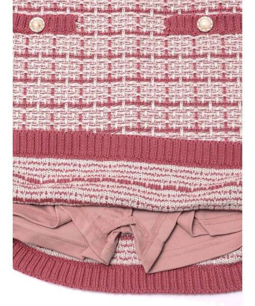 RESEXXY(リゼクシー)の「バイカラーニットミニスカート【セットアップ着用可能】(スカート・レディース・ピンク/ブルー/ブラック・FREE)」の15枚目の写真