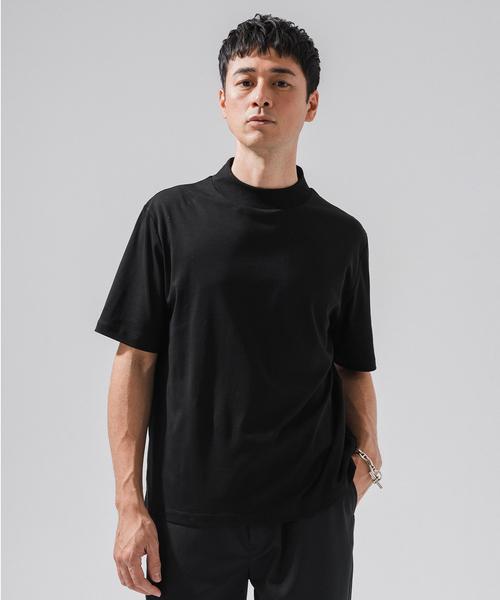 nomiamo(ノミアモ)の「nomiamo (ノミアモ) 別注 スヴィンコットン モックネック ワイドTシャツ(Tシャツ/カットソー・メンズ・ホワイト/ブラック/ベージュ系その他/ライトグレー・2/4/3)」の19枚目の写真