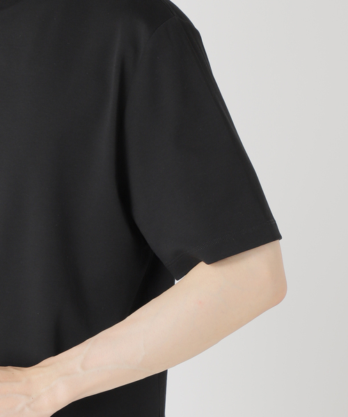 nomiamo(ノミアモ)の「nomiamo (ノミアモ) 別注 スヴィンコットン モックネック ワイドTシャツ(Tシャツ/カットソー・メンズ・ホワイト/ブラック/ベージュ系その他/ライトグレー・2/4/3)」の7枚目の写真