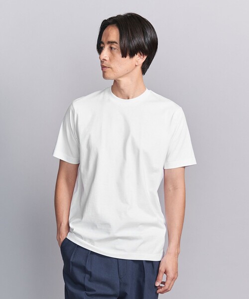 45rpm - 45rpm✨クルーネック ショートスリーブ コットン スウェット 半袖 Tシャツ セール】ハイゲージ ガスコットン クルーネック ショート