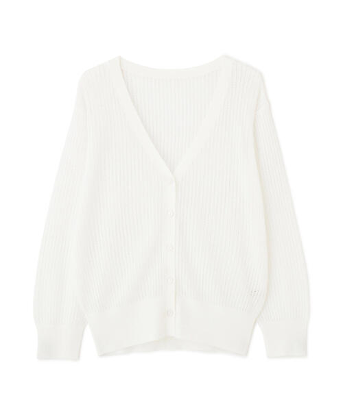 PROPORTION BODY DRESSING（プロポーションボディドレッシング）の「透かし編みミドルカーデ / 1215174403（カーディガン/ボレロ・レディース・ホワイト/ブラック/ベージュ/パープル・FREE）」の12枚目の写真