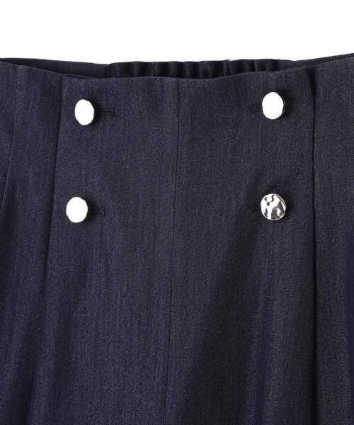 JILL by JILL STUART(ジルバイジルスチュアート)の「【eS】ハンマーメタルワイドパンツ(その他パンツ・レディース・グレー/ネイビー・SMALL/MEDIUM)」の7枚目の写真