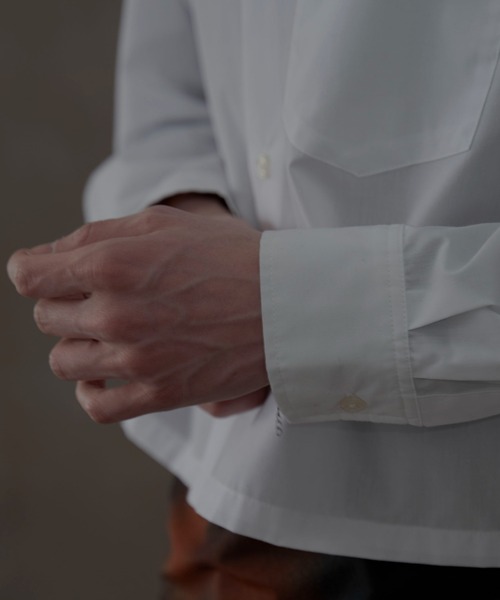 LUCY（ルーシー）の「LUCY/【25年春夏新作】ブロードクロップドシャツ（シャツ/ブラウス・メンズ・ホワイト/ブルー系その他4・FREE）」の7枚目の写真