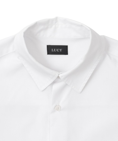 LUCY（ルーシー）の「LUCY/【25年春夏新作】ブロードクロップドシャツ（シャツ/ブラウス・メンズ・ホワイト/ブルー系その他4・FREE）」の17枚目の写真