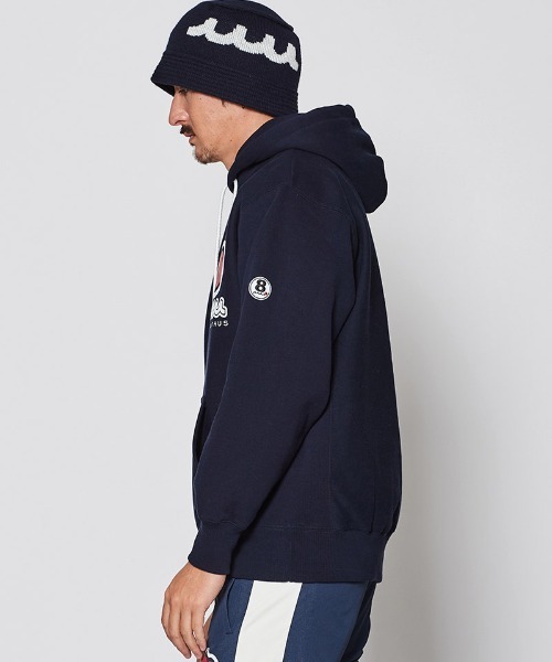 ACANTHUS(アカンサス)の「mpa3794-muta sweet muta Hooded Sweatshirts スウェットパーカー(パーカー・メンズ・ネイビー/ブラック/グレー・S/M/L/XL)」の14枚目の写真