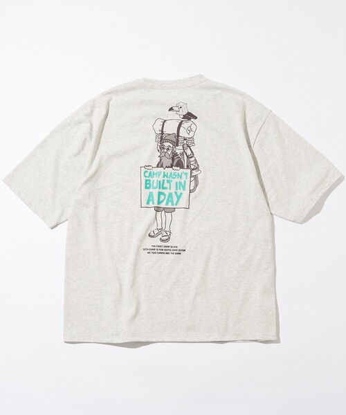 セール】限定展開 リラックスフィット バックプリント クルーネック T