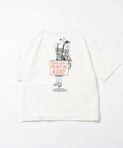 セール】限定展開 リラックスフィット バックプリント クルーネック T