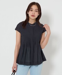 「green label relaxing」 長袖ブラウス - ネイビー レディース green label relaxing（グリーンレーベルリラクシング）の