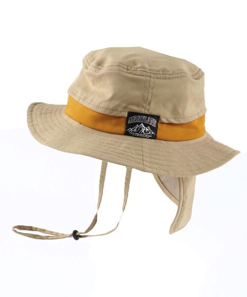 BRANSHES（ブランシェス）の「【水陸両用】アウトドアハット（ハット・キッズ・ブルー/ベージュ・52cm/56cm/54cm/50cm）」の4枚目の写真