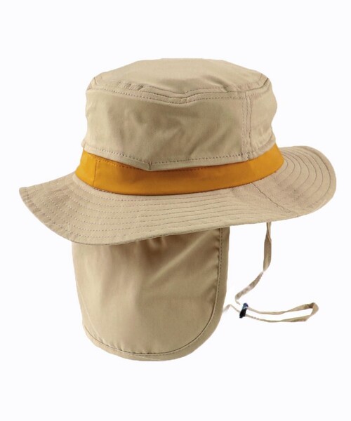BRANSHES（ブランシェス）の「【水陸両用】アウトドアハット（ハット・キッズ・ブルー/ベージュ・52cm/56cm/54cm/50cm）」の6枚目の写真