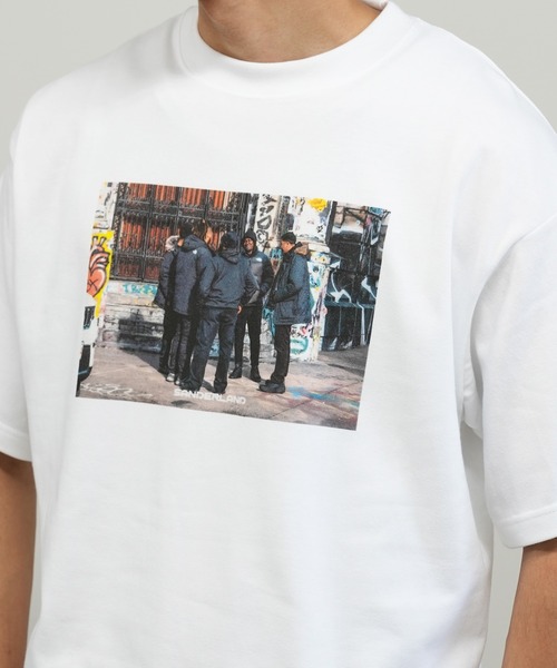 BASIS(ベイシス)の「SANDER LAND 8.2ozオーガニックコットン Team 半袖Tシャツ(Tシャツ/カットソー・メンズ・ホワイト/ブラック・MEDIUM/LARGE/X-LARGE)」の3枚目の写真