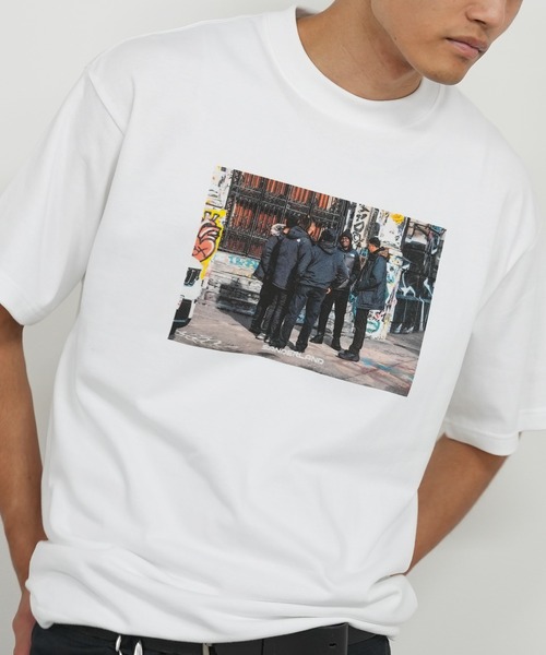 BASIS(ベイシス)の「SANDER LAND 8.2ozオーガニックコットン Team 半袖Tシャツ(Tシャツ/カットソー・メンズ・ホワイト/ブラック・MEDIUM/LARGE/X-LARGE)」の4枚目の写真