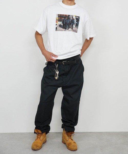 BASIS(ベイシス)の「SANDER LAND 8.2ozオーガニックコットン Team 半袖Tシャツ(Tシャツ/カットソー・メンズ・ホワイト/ブラック・MEDIUM/LARGE/X-LARGE)」の5枚目の写真