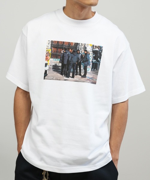 BASIS(ベイシス)の「SANDER LAND 8.2ozオーガニックコットン Team 半袖Tシャツ(Tシャツ/カットソー・メンズ・ホワイト/ブラック・MEDIUM/LARGE/X-LARGE)」の9枚目の写真