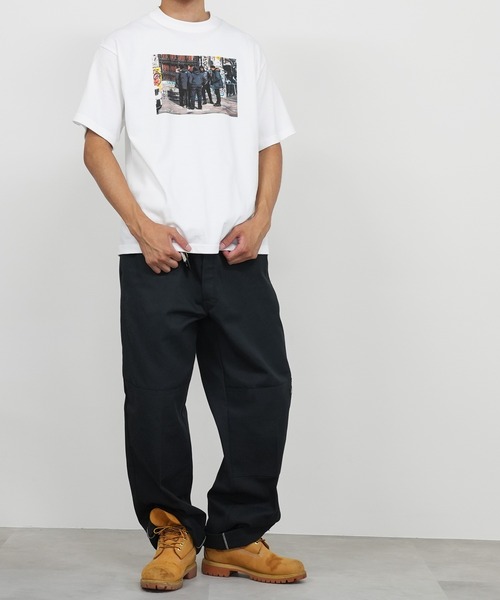 BASIS(ベイシス)の「SANDER LAND 8.2ozオーガニックコットン Team 半袖Tシャツ(Tシャツ/カットソー・メンズ・ホワイト/ブラック・MEDIUM/LARGE/X-LARGE)」の10枚目の写真